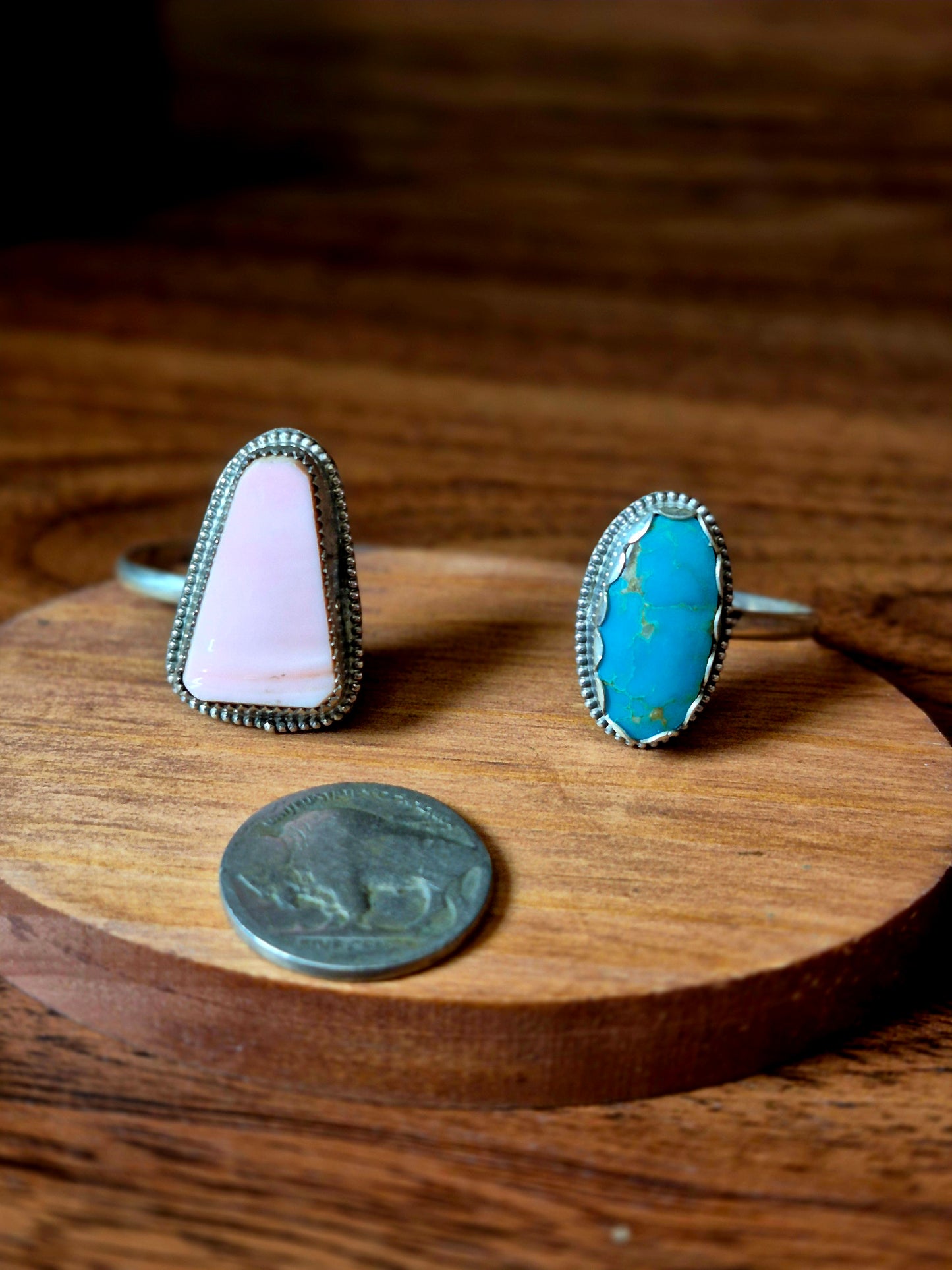 Campitos & Pink Conch Bypass Cuff