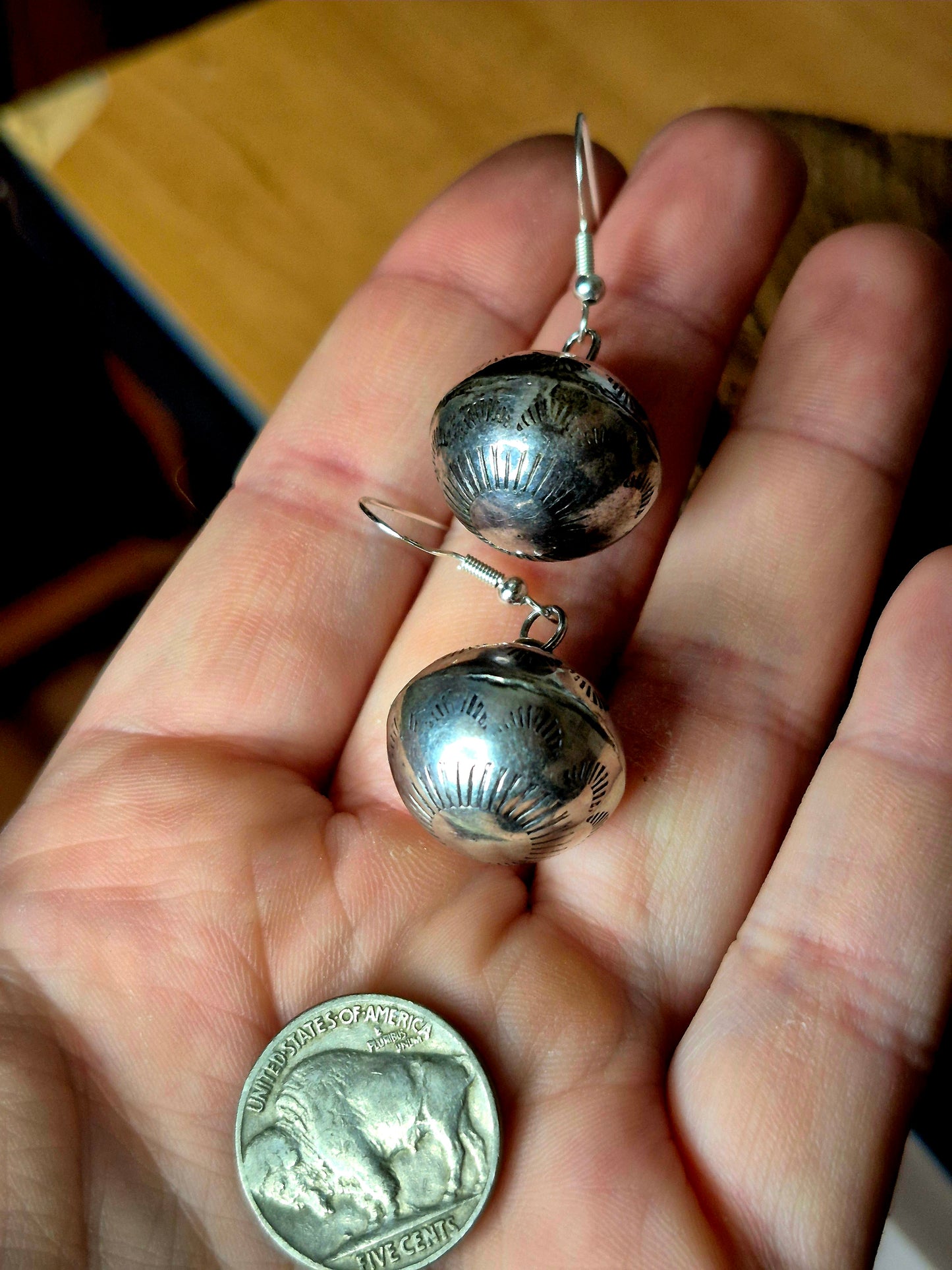 Navajo Pearl Earrings
