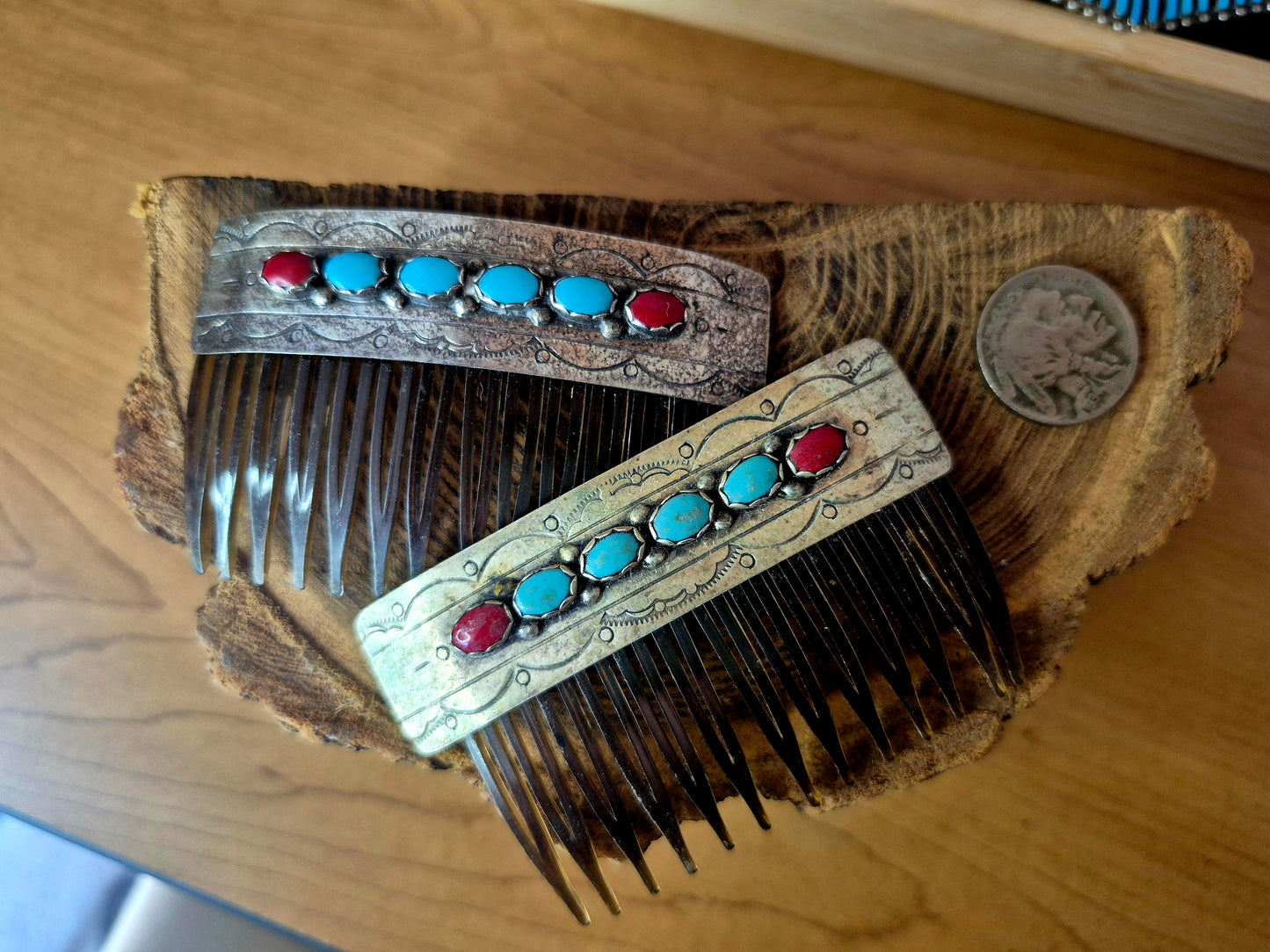 Vintage Hair Comb Set