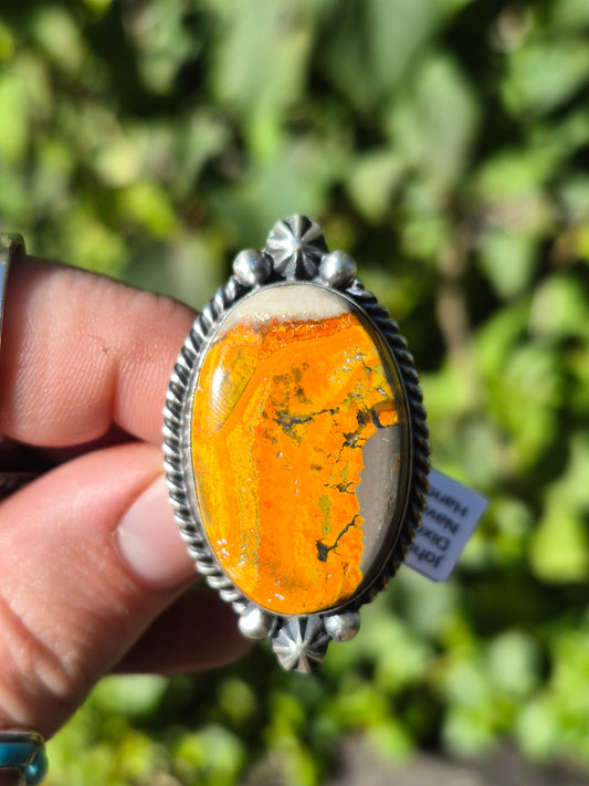 Bumble Bee Jasper Ring O/S