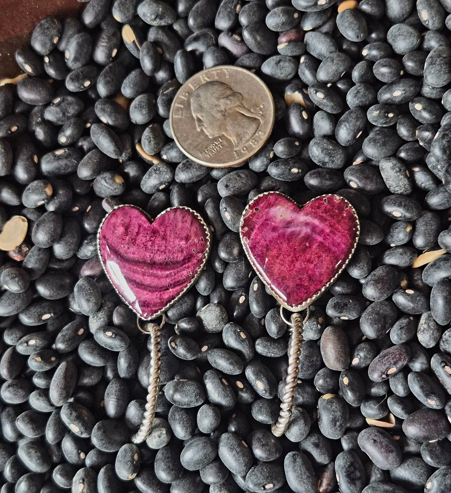 Purple Spiny 1" Hoops