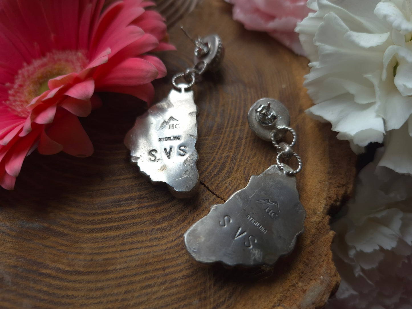 Verde Valley & Fox Turquoise half cluster dangles