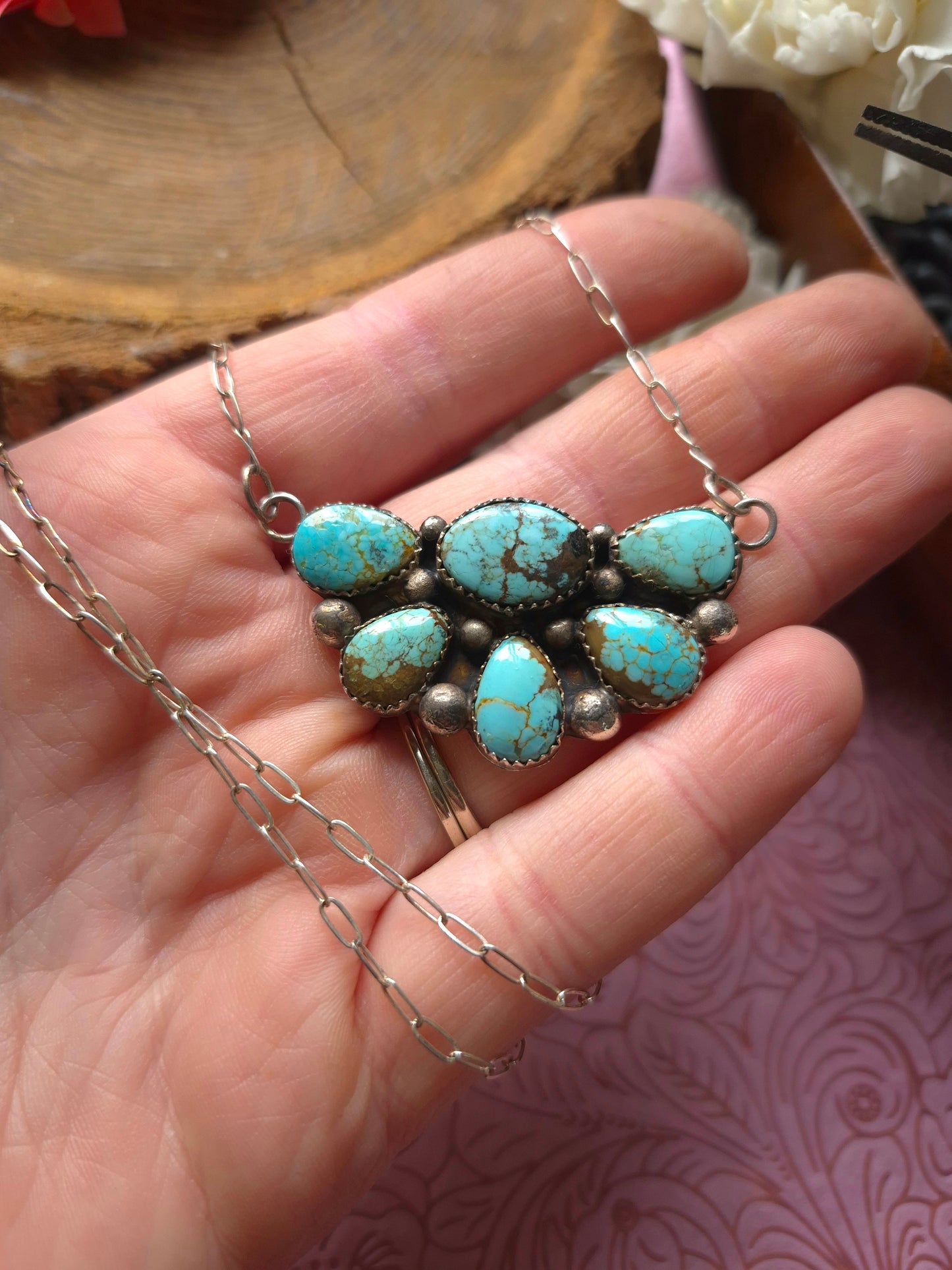 #8 Half Cluster Necklace