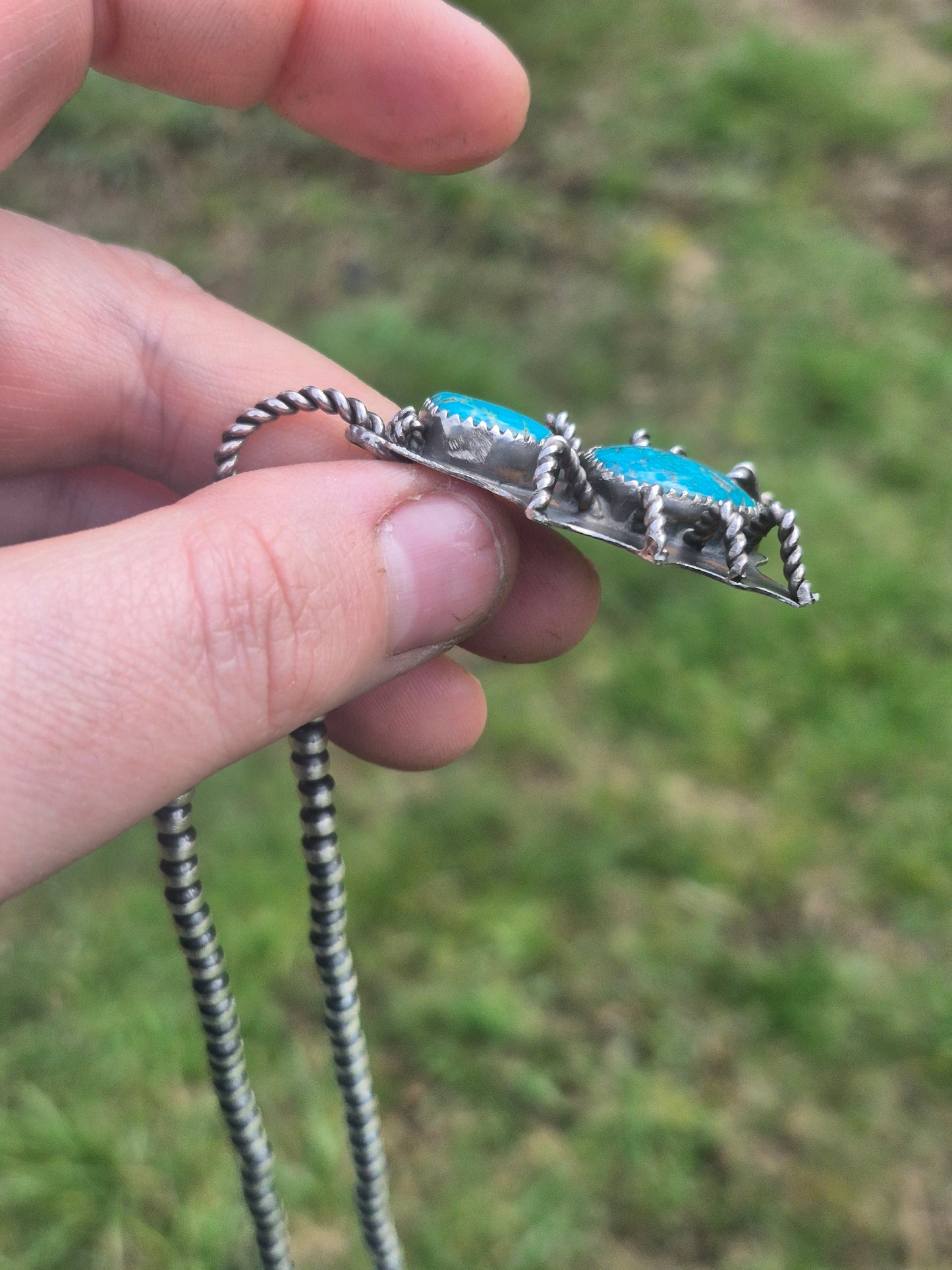 Pilot Mountain Spider Pendant