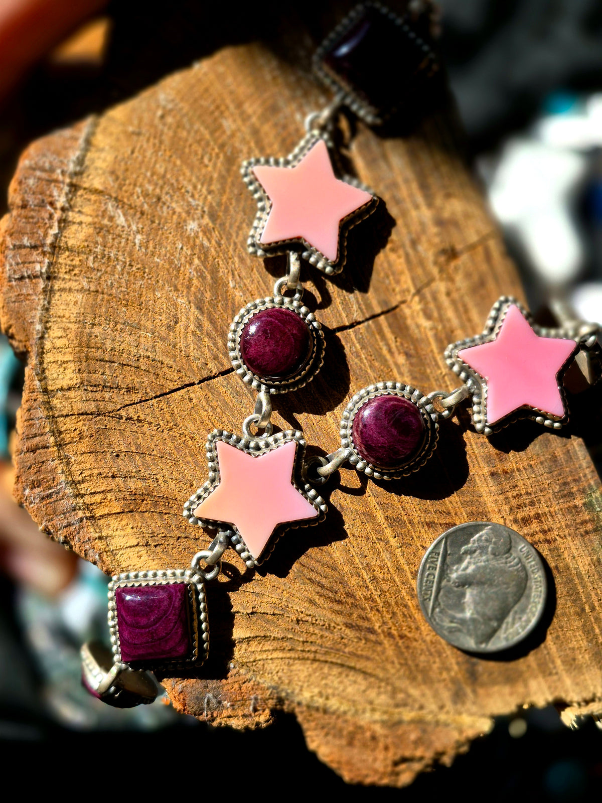Pink Conch & Spiny Lariat