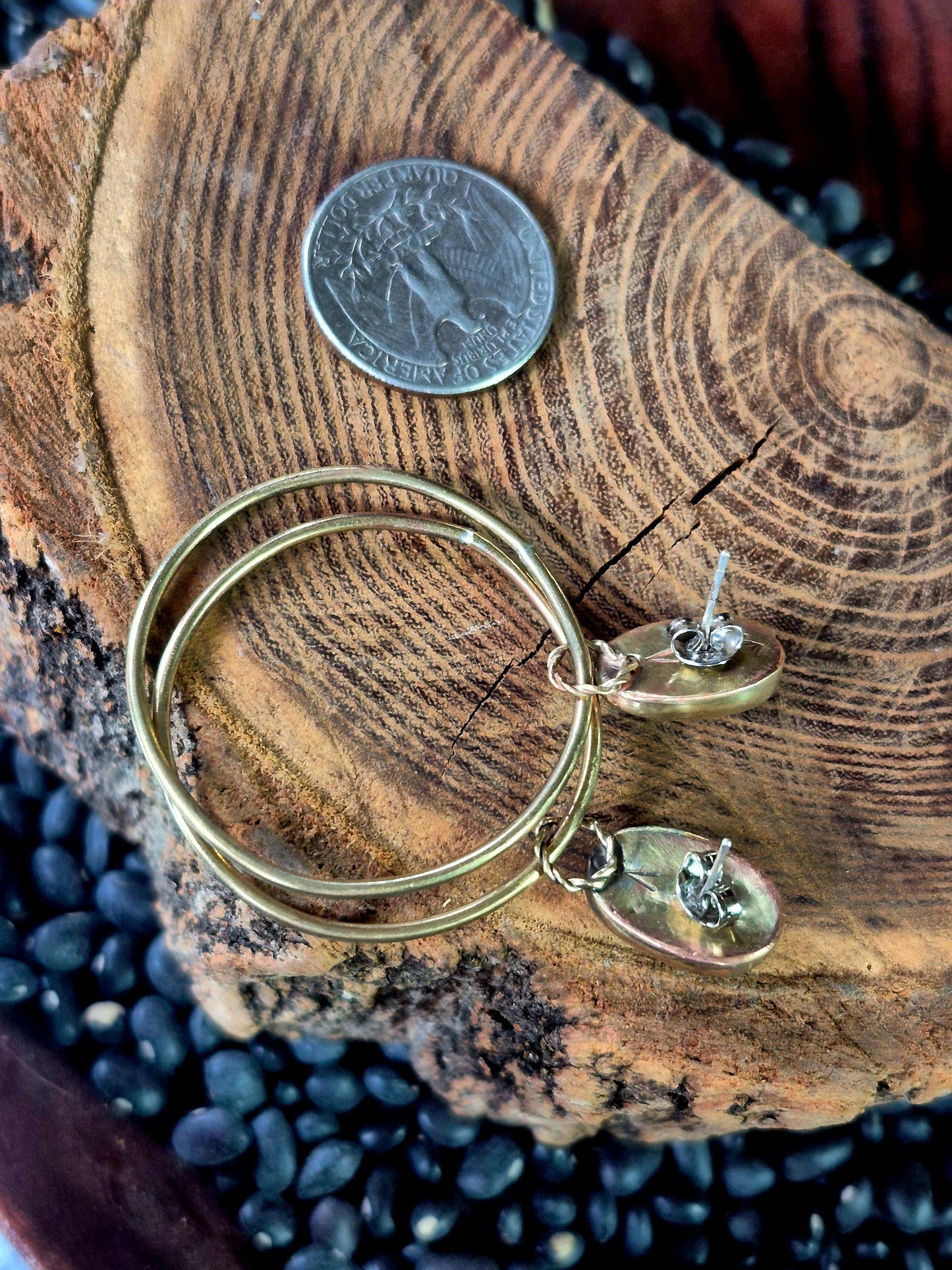 Kingman & Brass Hoops
