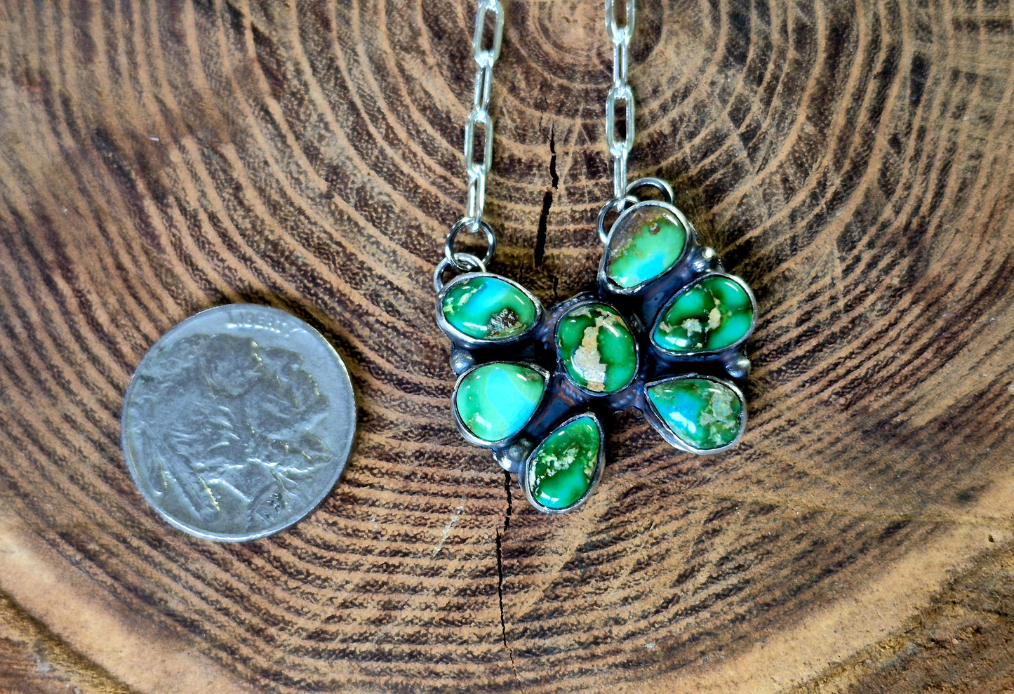 Sonoran Gold Cluser Necklace