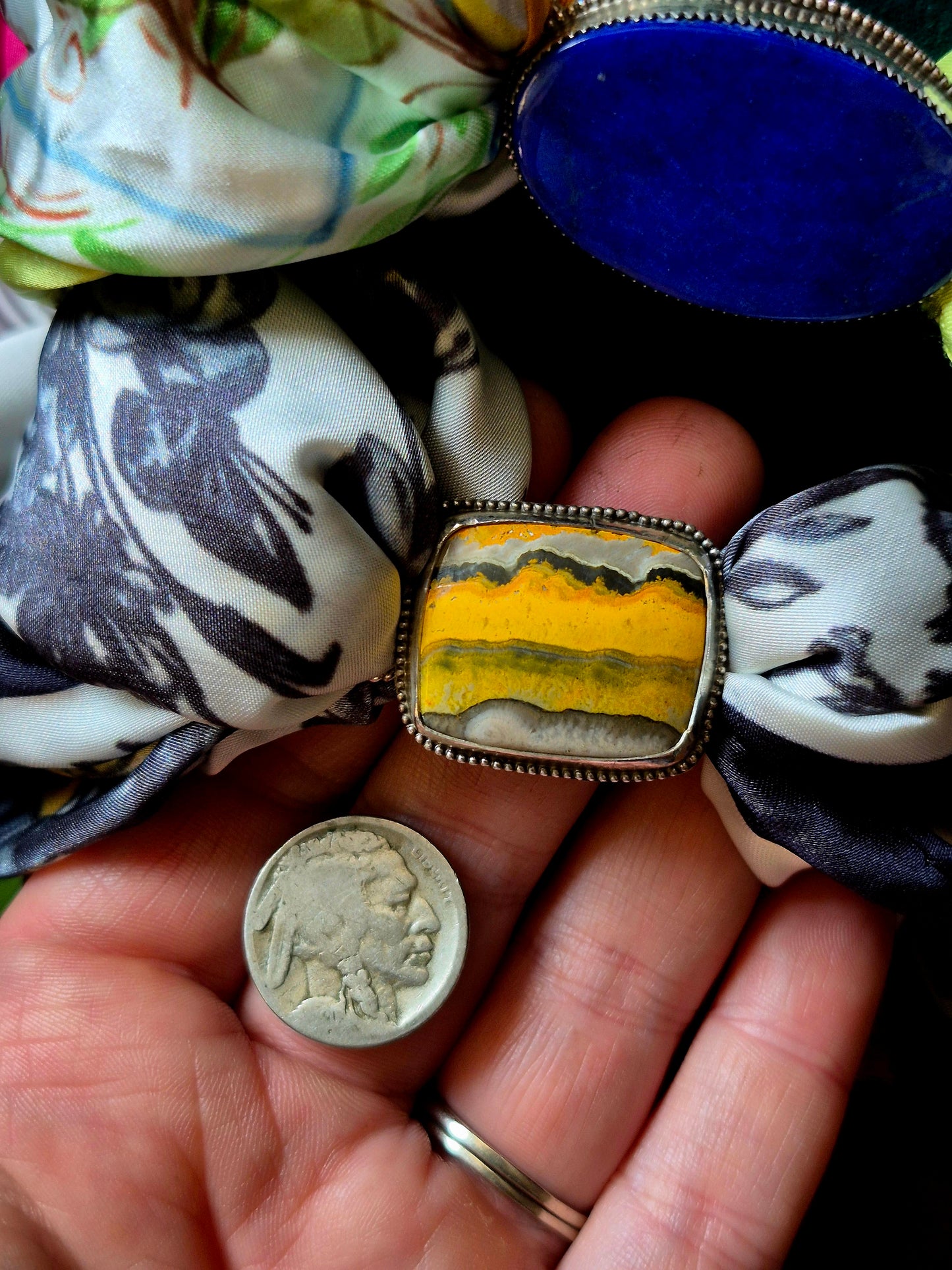 Bumblebee Twilly Slide + Scarf