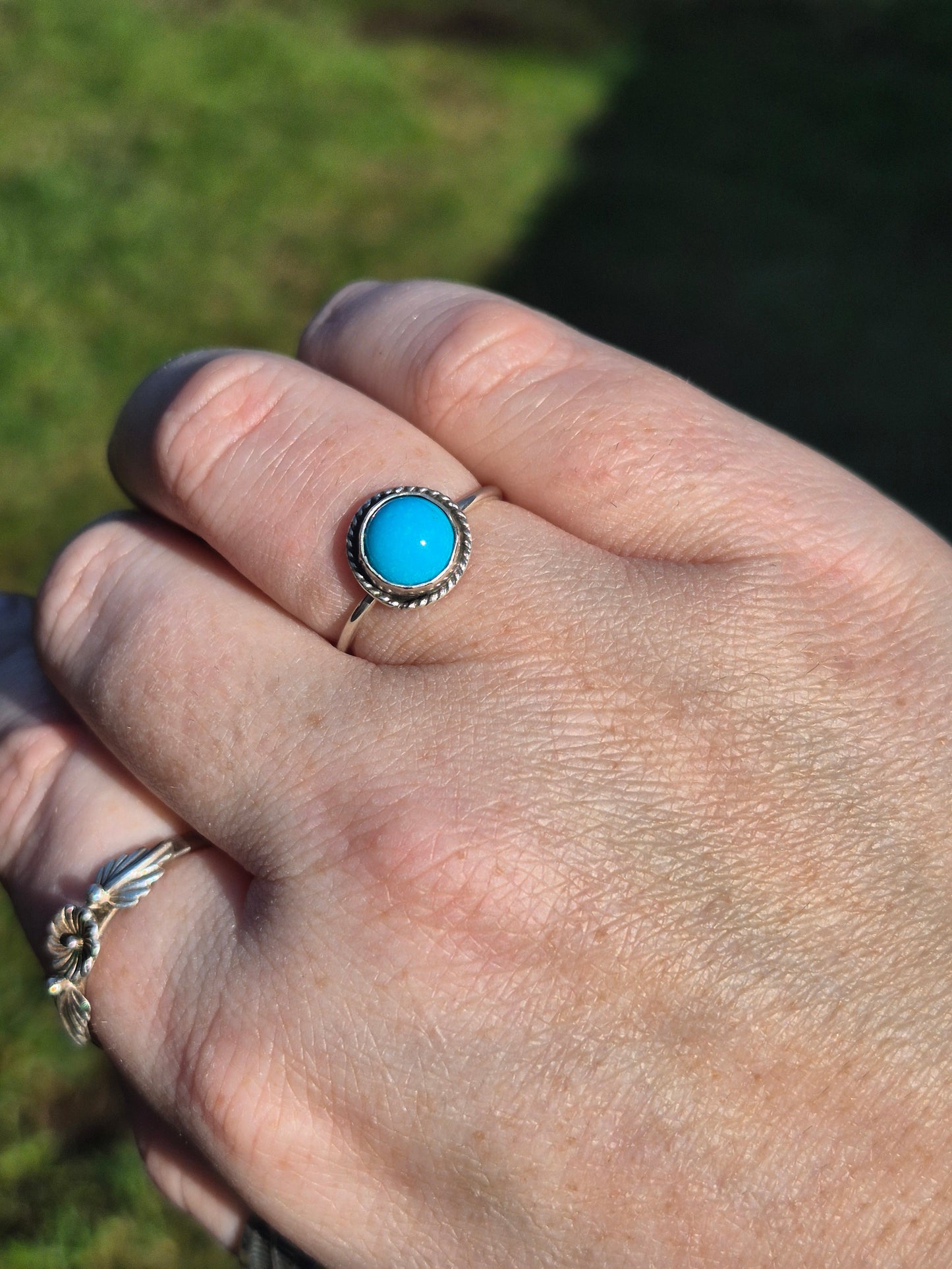 Sleeping Beauty ring sz 8.5