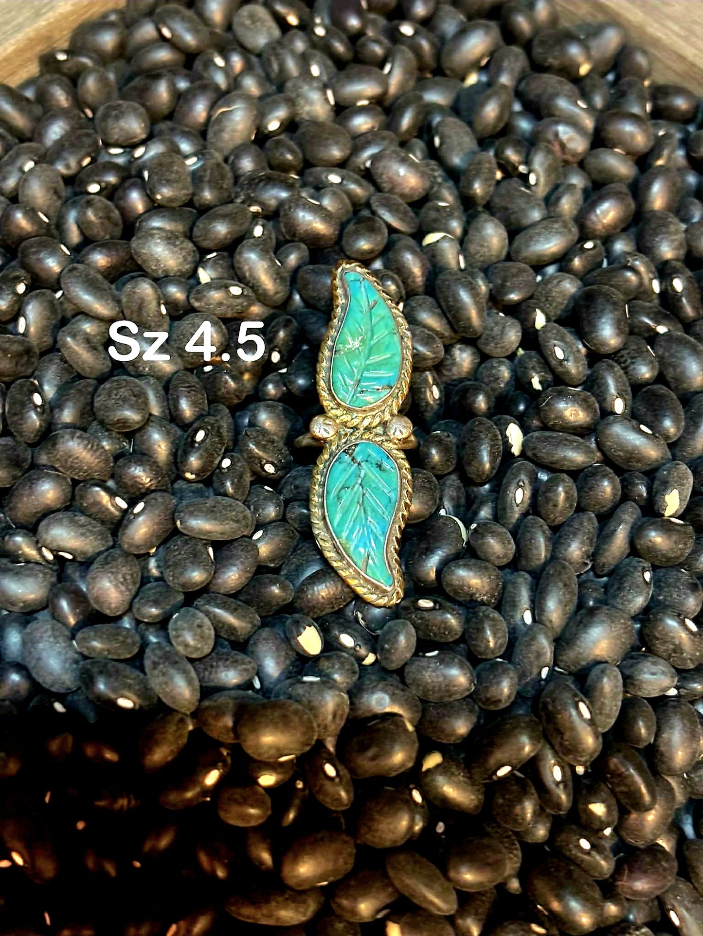 Double Leaf Ring sz 4.5