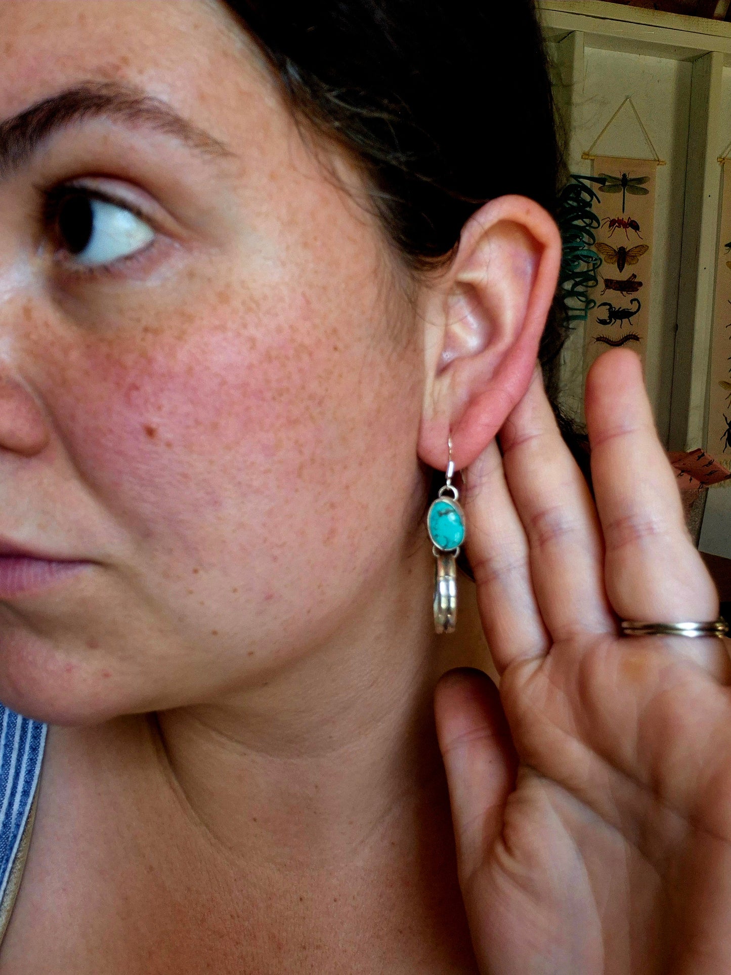 Sonoran Gem Hoop Dangles