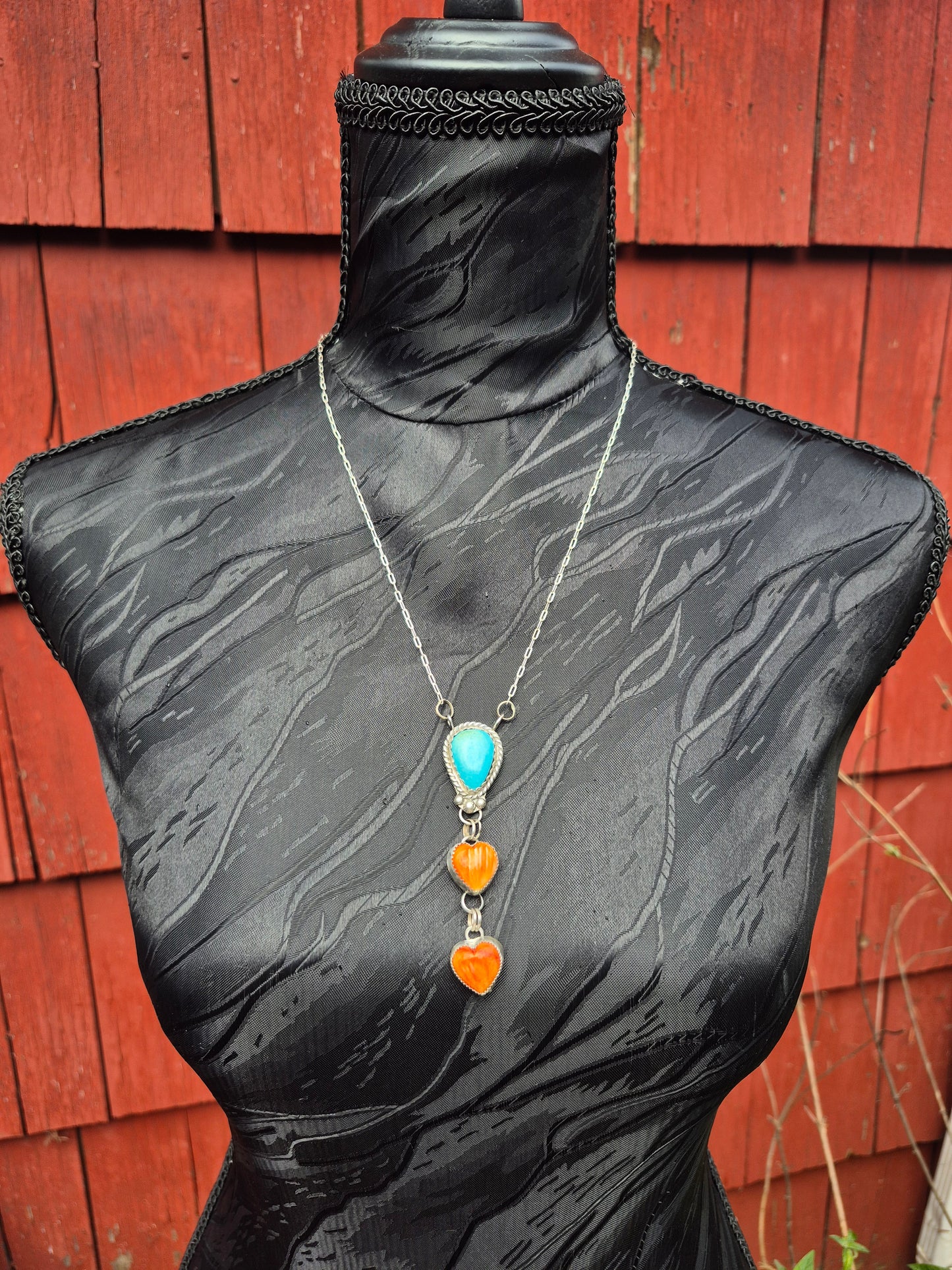 Kingman & spiny necklace