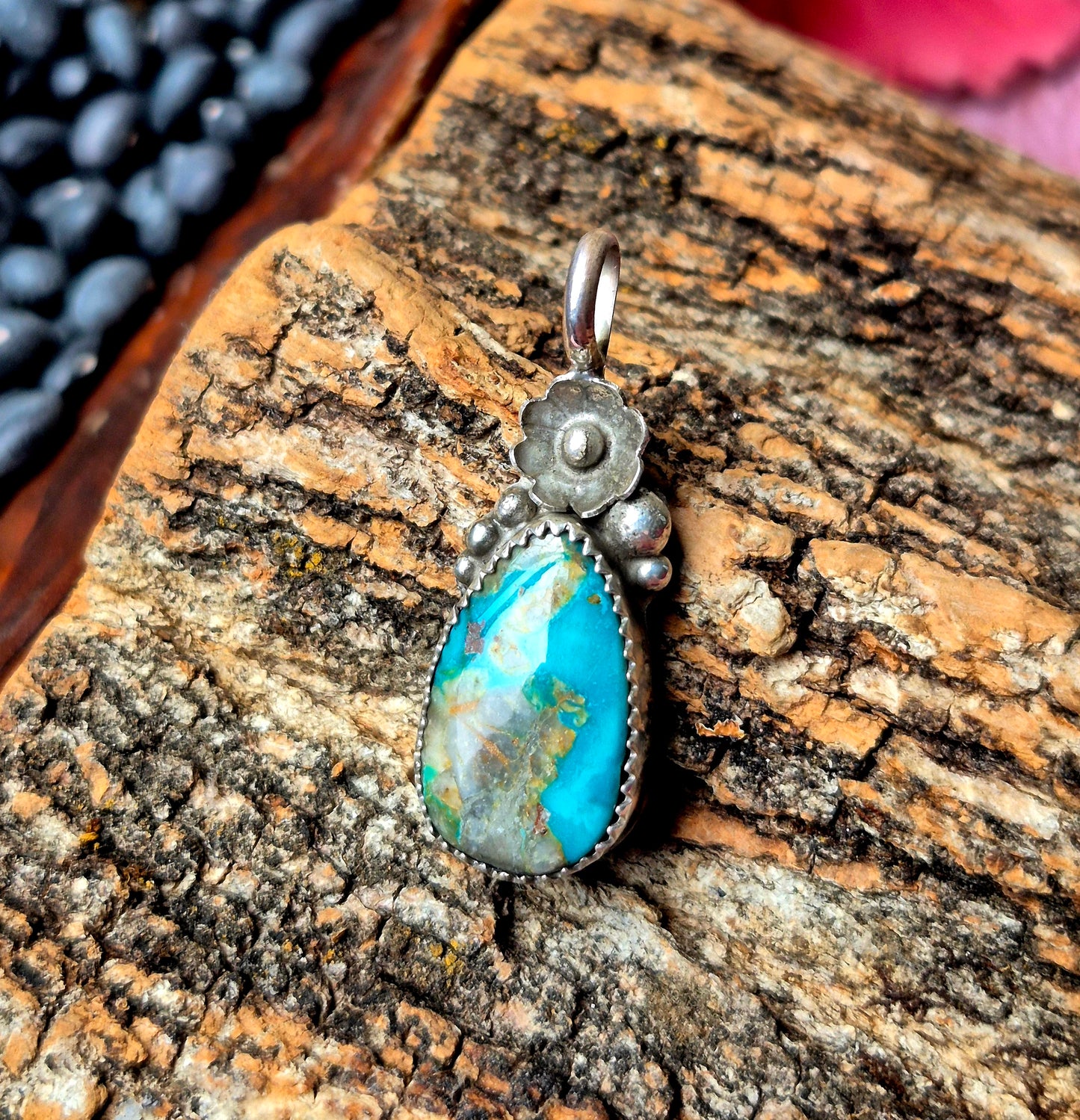 Fox Turquoise pendant