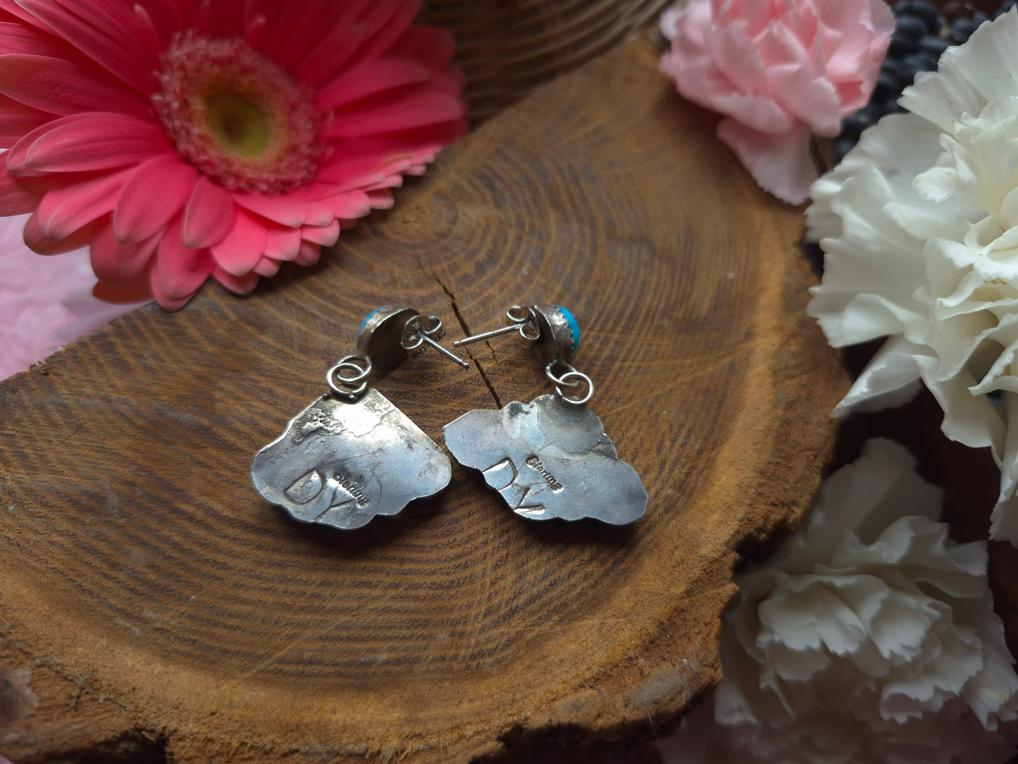 Sonoran gold & paloma 5 cluster stud dangles