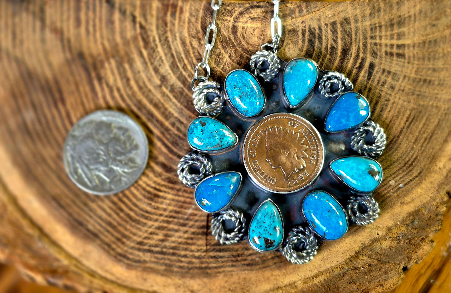 Indian Head Penny Cluster